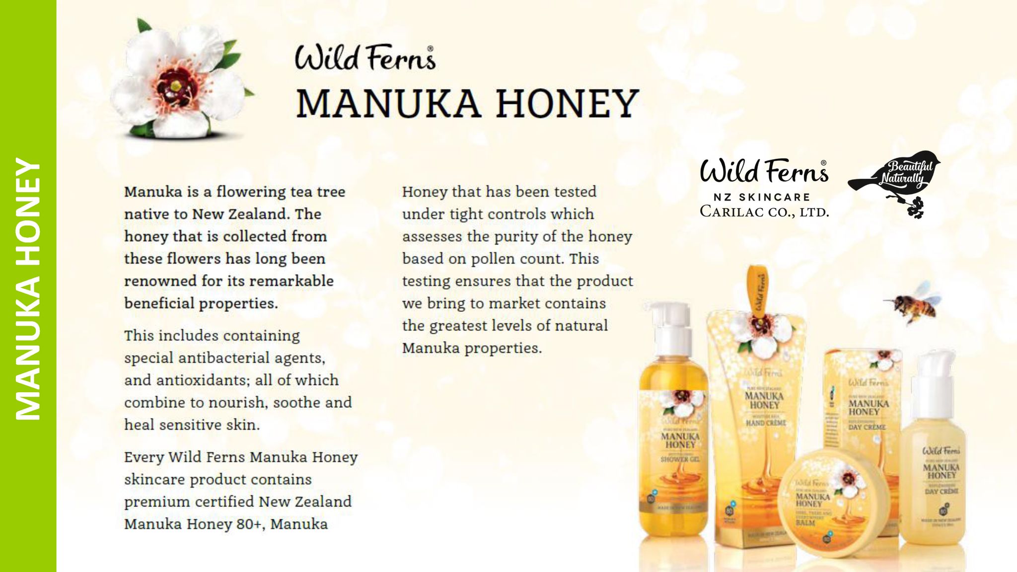 Wild Ferns Manuka Honey Description